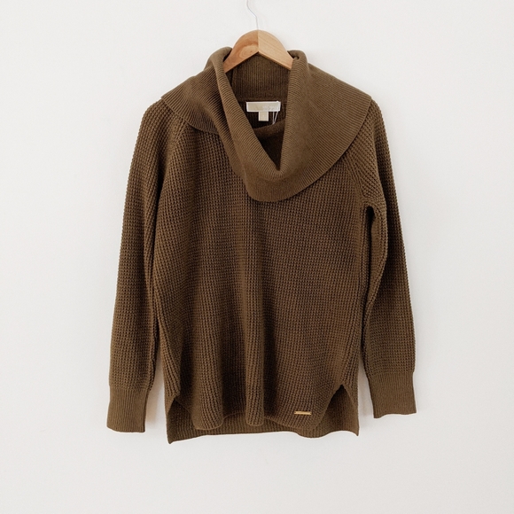 NWT Michael Kors Oversized Cowl Neck Knit Sweater - Picture 2 of 6